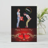 Mein Funny Gay Valentine Feiertagskarte (Stehend Vorderseite)