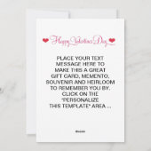 Mein Funny Gay Valentine Feiertagskarte (Rückseite)