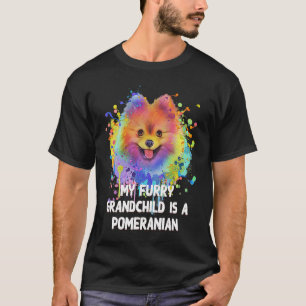 Mein Furcht-Enkel ist Spitz-Pelz-Mama Pom Po T-Shirt