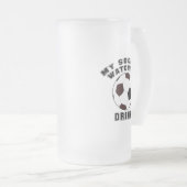 MEIN FUSSSCHAUER MATTGLAS BIERGLAS (VorderseiteRechts)