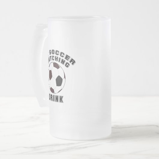 MEIN FUSSSCHAUER MATTGLAS BIERGLAS (Vorderseite Links)