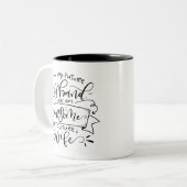 Mein Future Husband hat... Zweifarbige Tasse (Vorderseite Links)