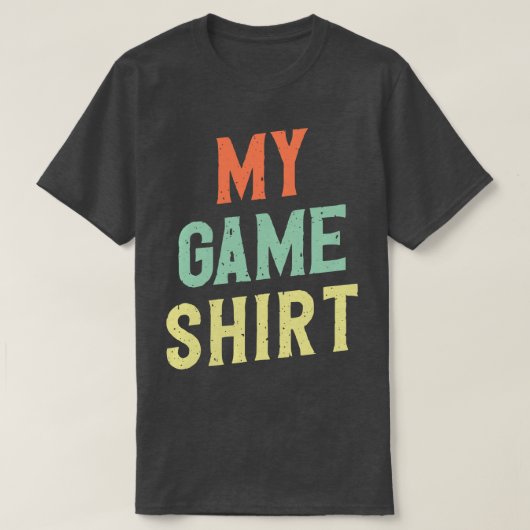 Mein Game-Geschenke-Spiel T-Shirt (Design vorne)