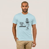 Mein ganzer Freundspiel-Softball T-Shirt (Vorne ganz)