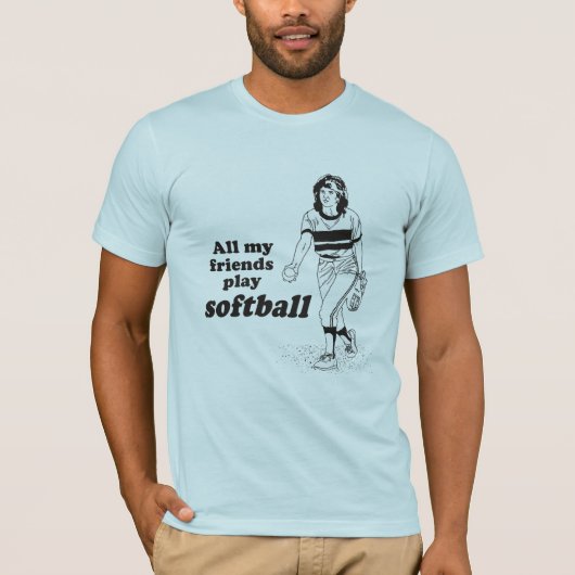 Mein ganzer Freundspiel-Softball T-Shirt (Vorderseite)