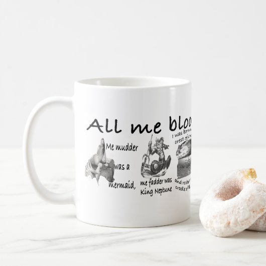 Mein ganzes blühende Leben Kaffeetasse (Mit Donut)
