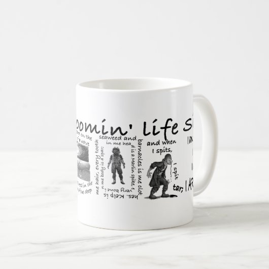 Mein ganzes blühende Leben Kaffeetasse (VorderseiteRechts)