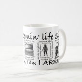 Mein ganzes blühende Leben Kaffeetasse (VorderseiteRechts)