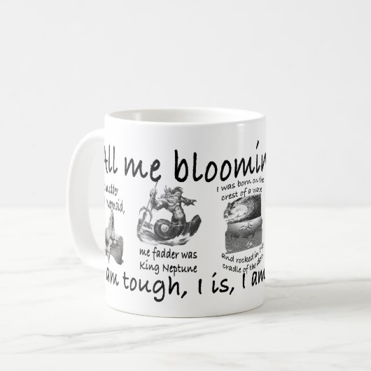 Mein ganzes blühende Leben Kaffeetasse (Vorderseite Links)