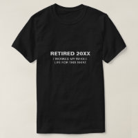 Mein ganzes Leben lang | Funny Retirement Shirt