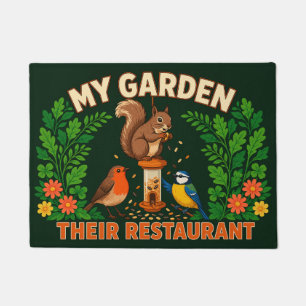Mein Garten, ihr Restaurant Eichhörnchen Fußmatte