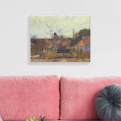 Mein Garten im Frühling Leinwanddruck (Insitu (Wohnzimmer))