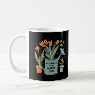 Mein Garten ist mein glücklicher Ort Funny Garde Kaffeetasse