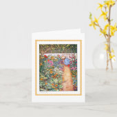 Mein Garten Karte (Gelbe Blume)