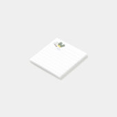 Mein Garten Liniiert Post-it Klebezettel (angewinkelt)