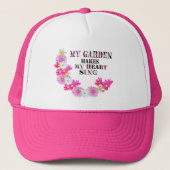 Mein Garten macht mein Herz singen, Ladys Truckers Truckerkappe (Vorderseite)