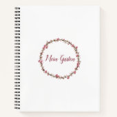 Mein Garten Spiralnotizblock Notizblock (Vorderseite)