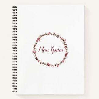 Mein Garten Spiralnotizblock Notizblock