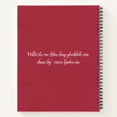 Mein Garten Spiralnotizblock Notizblock (Rückseite)