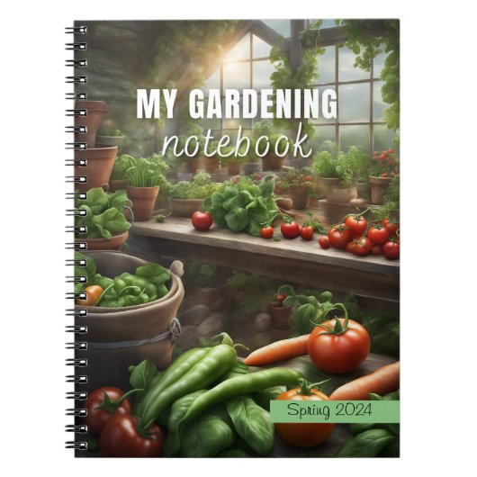 Mein GartenNotebook für Gärtner zum Personalisiere Notizblock (Vorderseite)
