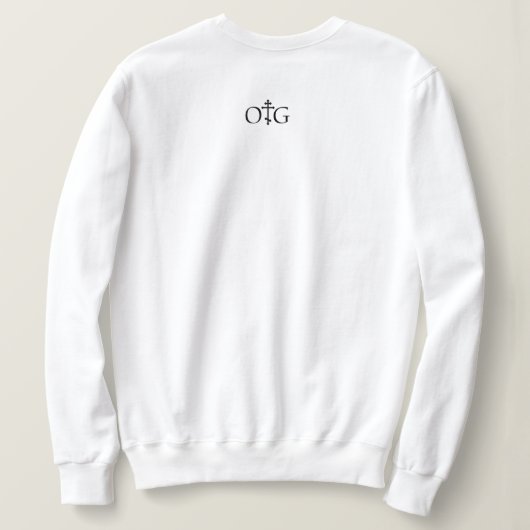 Mein Gebet-Ankunftszensensor gelassen Sweatshirt (Design Rückseite)