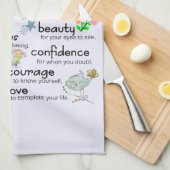 Mein Gebet für dich Geschirrtuch (Viertel Falte)