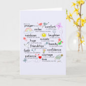 Mein Gebet für dich Karte (Gelbe Blume)