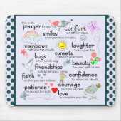 Mein Gebet für dich Mousepad (Vorne)