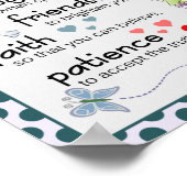 Mein Gebet für dich Poster (Ecke)