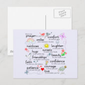 Mein Gebet für dich Postkarte (Vorne/Hinten)