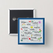 Mein Gebet für euch Segnungen Button (Vorne & Hinten)