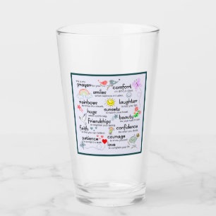 Mein Gebet für Sie Glas