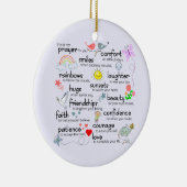 Mein Gebet für Sie Keramikornament (Rechts)