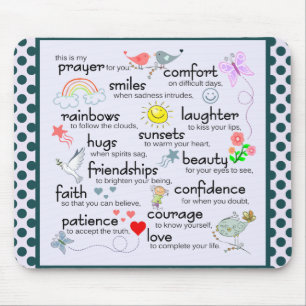 Mein Gebet für Sie Mousepad