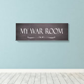 Mein Gebet-Kriegszeichen Leinwanddruck (Insitu (Holzboden))