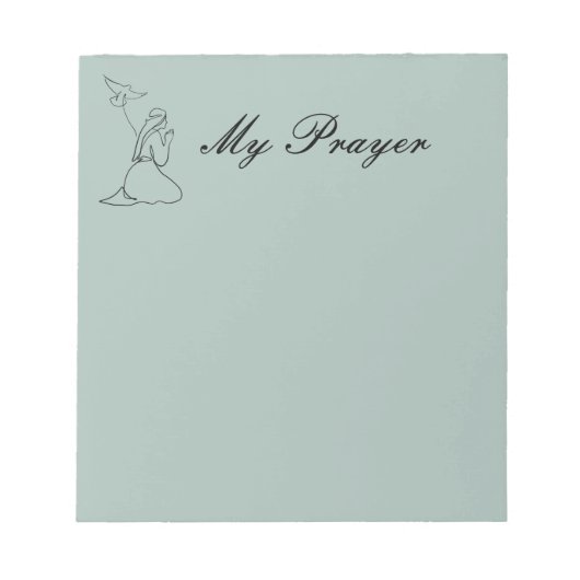 Mein Gebetshinweis Registerkarte Sticky Note Notizblock (Vorderseite)