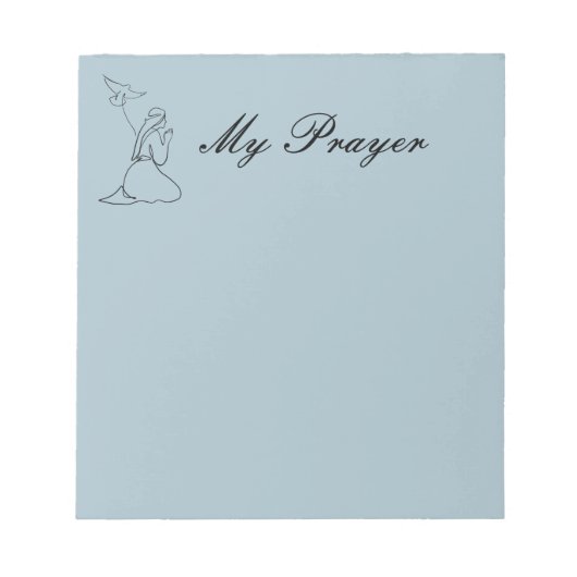 Mein Gebetshinweis Registerkarte Sticky Note Notizblock (Vorderseite)