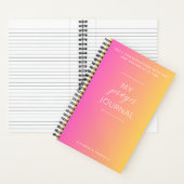 Mein Gebetsjournal Notizblock (Innen)