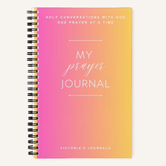 Mein Gebetsjournal Notizblock (Vorderseite)