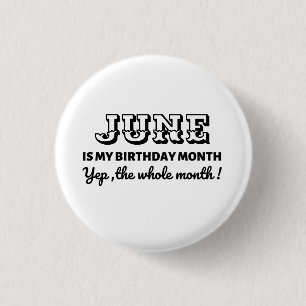 Mein Geburtsmonat Benutzerdefiniert Button