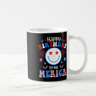 Mein Geburtstag 4. Juli Amerikas Unabhängigkeitsta Kaffeetasse