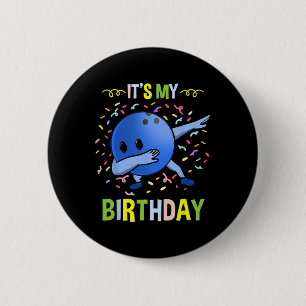 Mein Geburtstag Bowling Byll Button