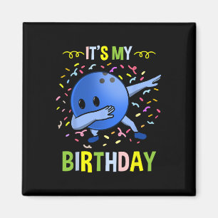 Mein Geburtstag Bowling Byll Magnet
