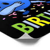 Mein Geburtstag Bowling Byll Poster (Ecke)