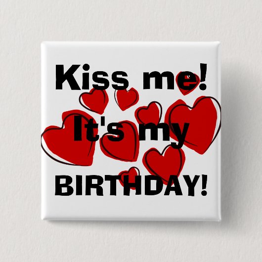 Mein Geburtstag Button (Vorderseite)