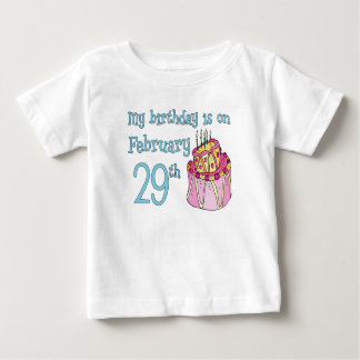 Mein Geburtstag ist am 29. Februar Baby T-shirt