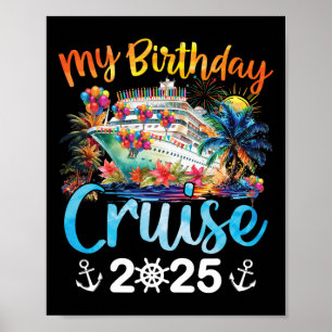 Mein Geburtstag Kreuzfahrt 2025 Familie Kreuzfahrt Poster