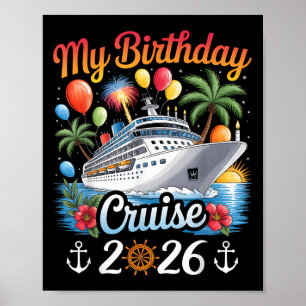 Mein Geburtstag Kreuzfahrt 2026 Familie Kreuzfahrt Poster