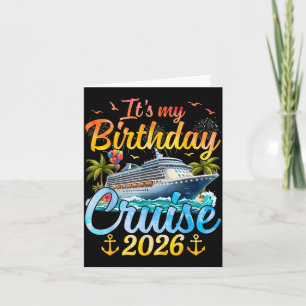 Mein Geburtstag Kreuzfahrt 2026 Party Kreuzfahrt G Karte