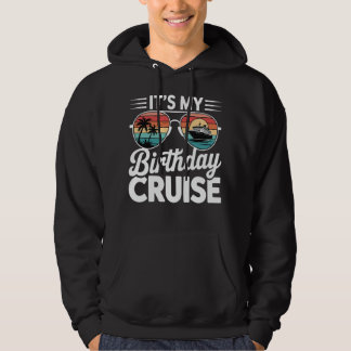 Mein Geburtstag-Kreuzfahrt Retro-Sonnenbrille Hoodie